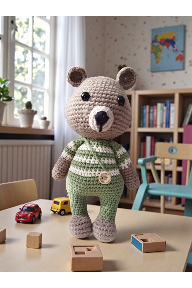 Hand Knitted Cute Teddy Bear