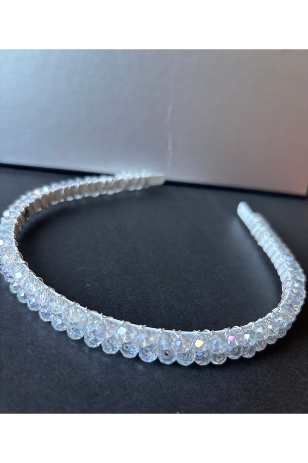 Taç şeffaf boncuklu - 2