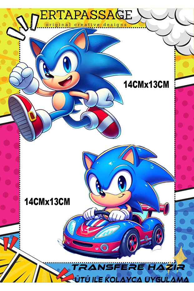 Sonic DTF Ütüyle Yapışan Transfer Baskı - 1