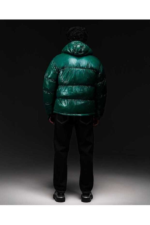 Yeşil Oversize Mont - 2