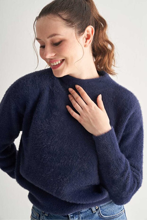 Düşük Kol Regular Kazak - 3