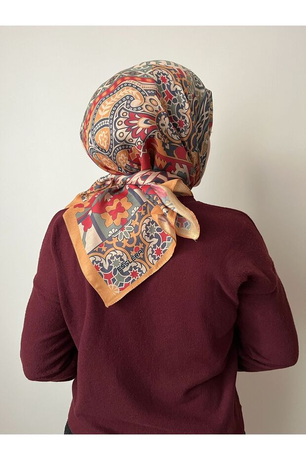 وشاح ناعم بنمط عرقي - 6