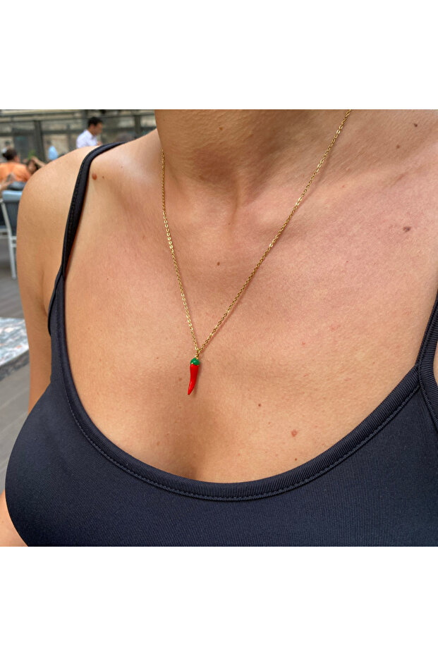 Biber Kolye Cornicello Kolye - 1