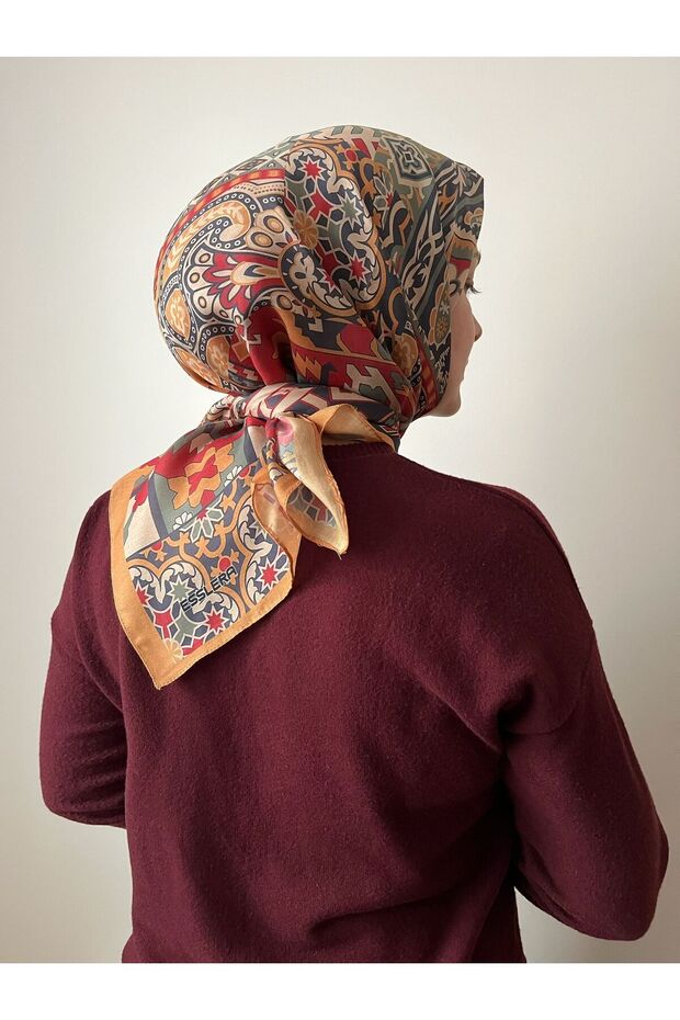 وشاح ناعم بنمط عرقي - 2