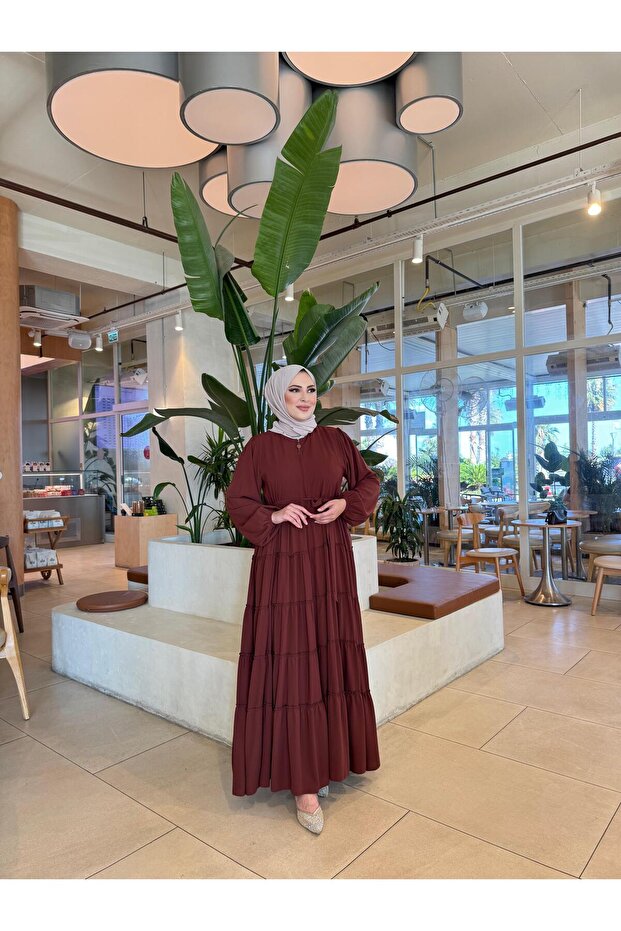 Azra 5-Layer Ruffle Ferace - 6