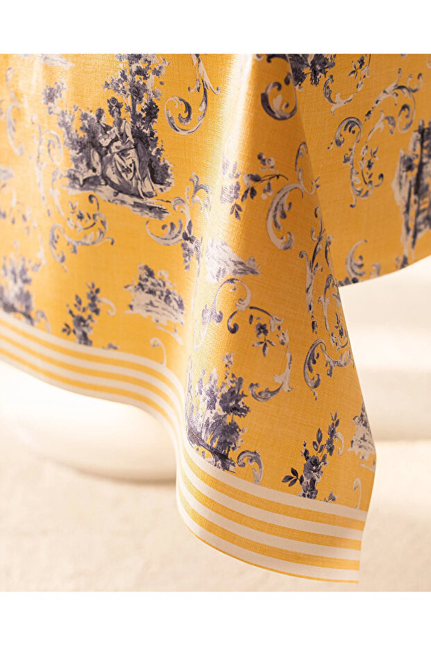 Nora Masa Örtüsü - Sarı - 3