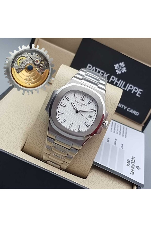Patek Philippe Netlus Automatic Watch - Silver Bracelet