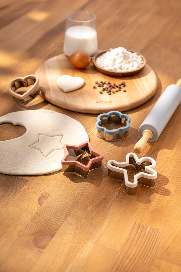 Rustik Kurabiye Kalıbı 5 Parça - 1