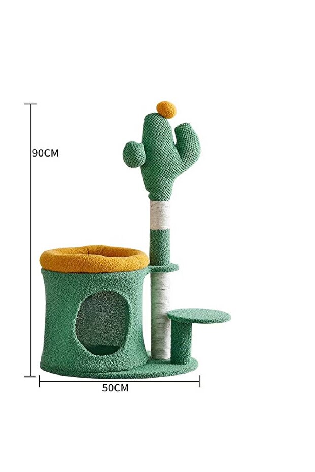 شجرة لعب متعددة المستويات للقطط الصغيرة مع عمود خدش وسلم - 1