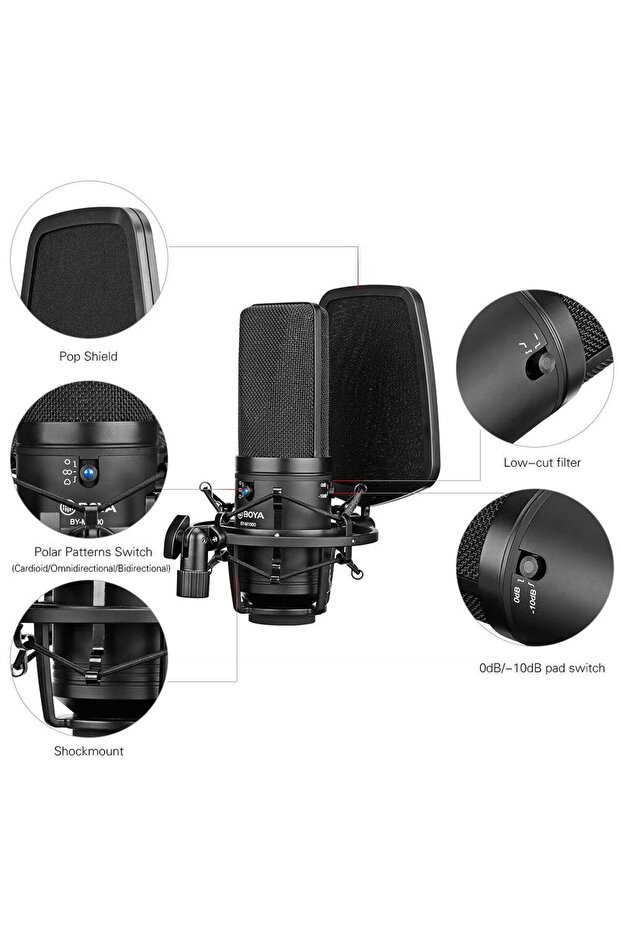 BY-M1000 Stüdyo Mikrofonu - 3