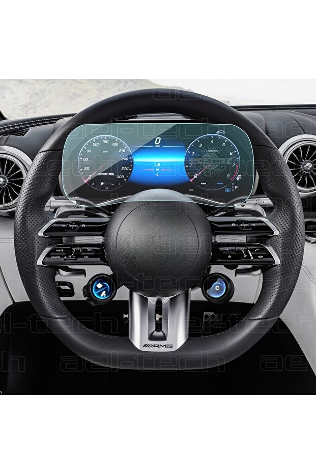 Mercedes Sl 43 / Sl 63 Compatible 12.3 Inch Digital Instrument 9H Nano Screen Protector