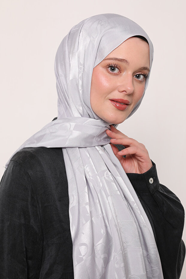 شال جاكار حريري بنمط LS - 2