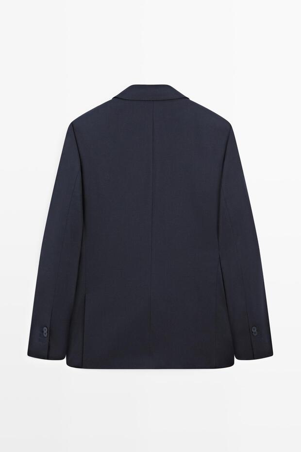 Yün klasik blazer - 8