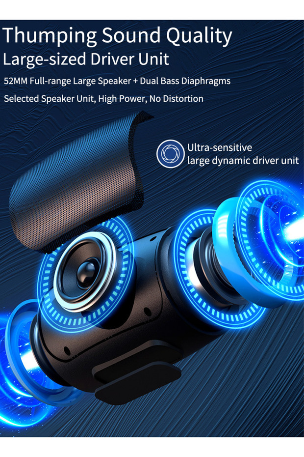 Multi-Functional Audio Playback: Supports Bluetooth, TF card and FM radio with multiple - 5