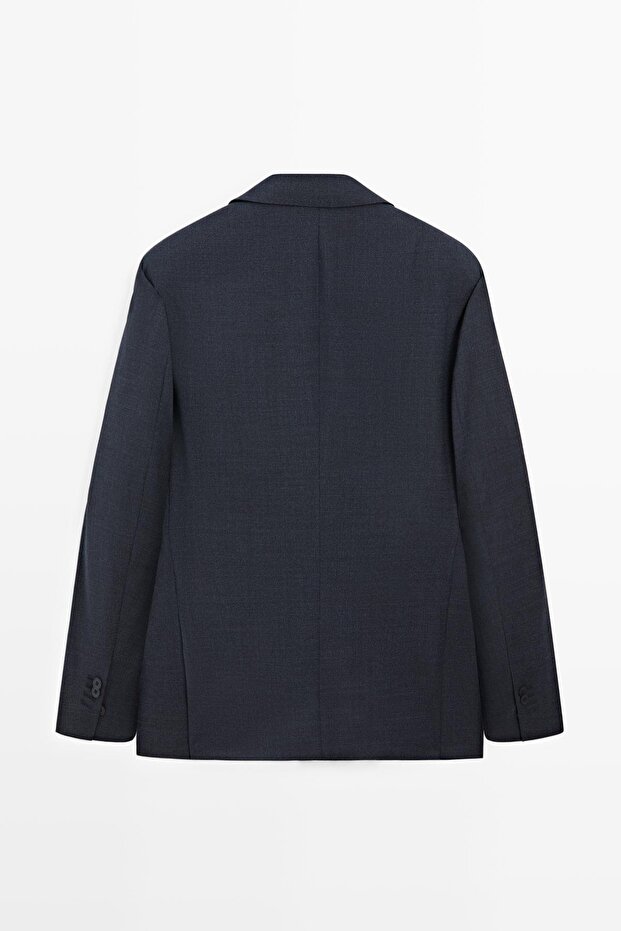 %100 yün klasik blazer - 8