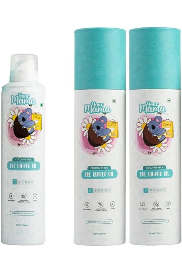 Pre-Diaper Oil Spray – 100% Natural Virgin Coconut Oil 400ml