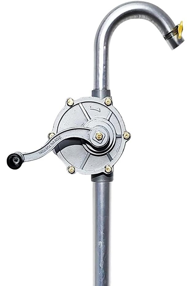 Hand Rotary Oil Pump Manual Barrel Pump – Aluminium Rotary Action