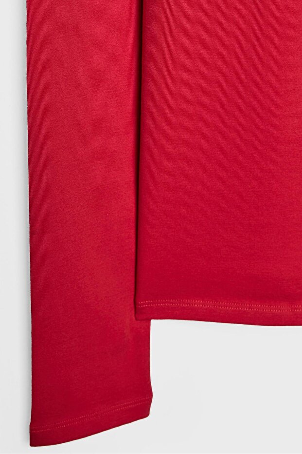 Basic uzun kollu tişört - 8