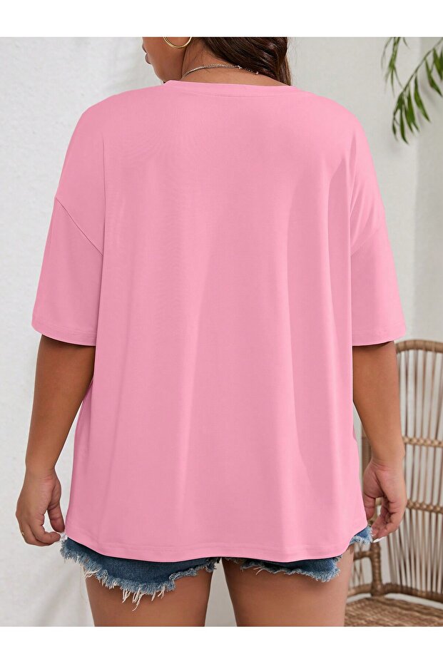 Oversize Large Size T-shirt - 3