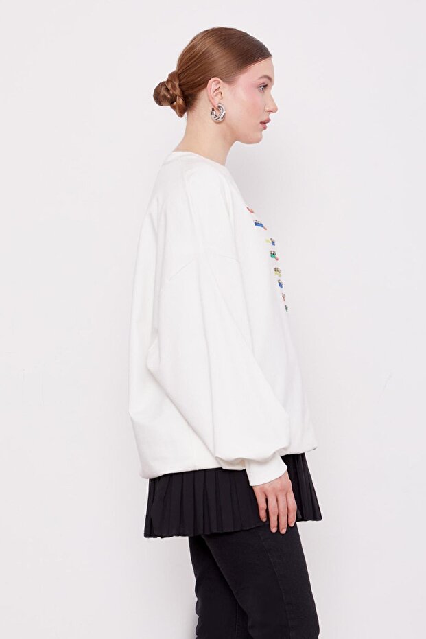 Black Pleated Undershirt - 5