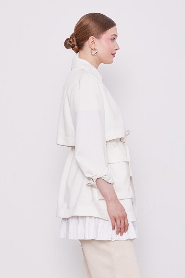 قميص داخلي أبيض مطوي - 5