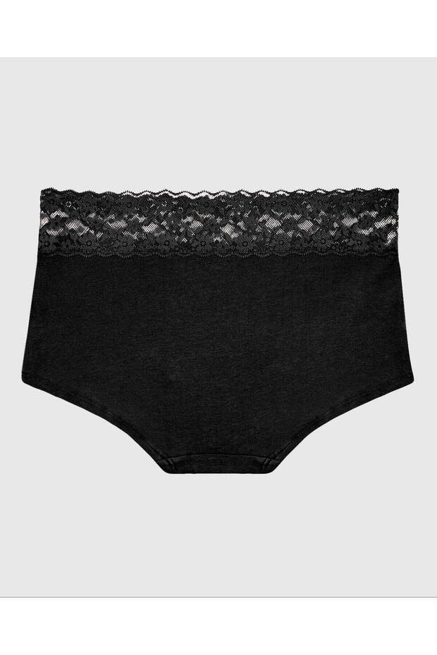 سروال داخلي قصير للأولاد مع حافة من الدانتيل - 2