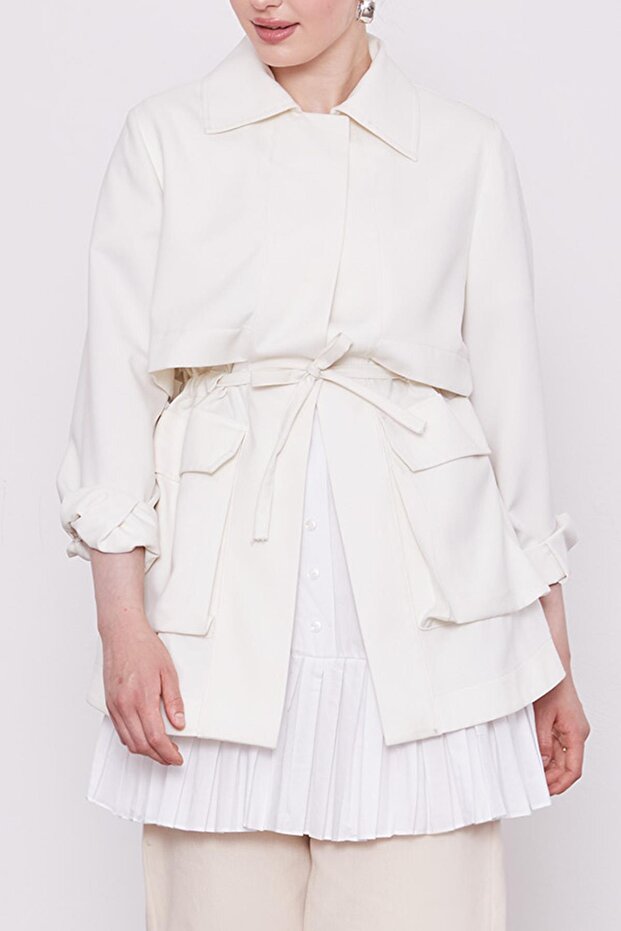 قميص داخلي أبيض مطوي - 2