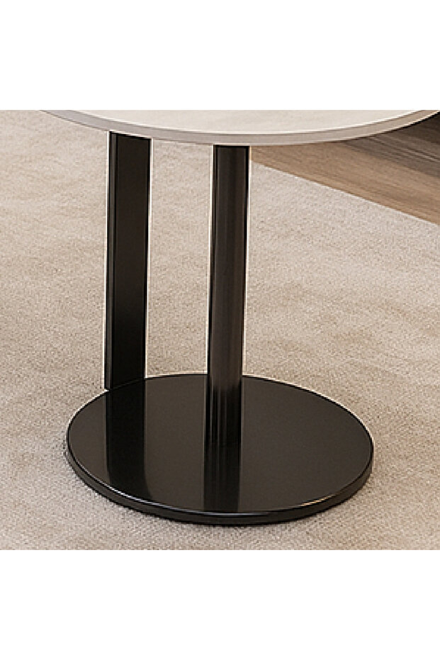طاولة جانبية دائرية بتصميم مودرن - 5