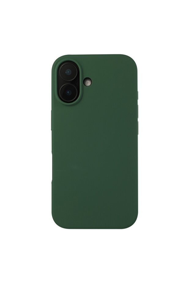 X-Level Thin Case for iPhone 16 - MicroFiber, Green - 1