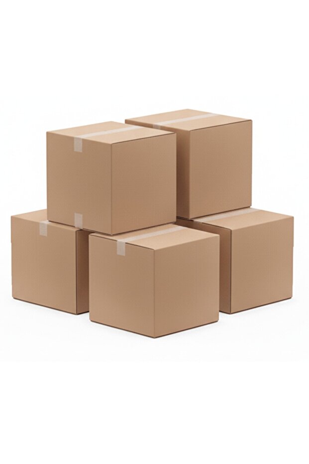 5 Pack Heavy Duty 5 Ply 100% Recyclable Corrugated Cardboard Moving Boxes (45 x 45 x 45 cm)