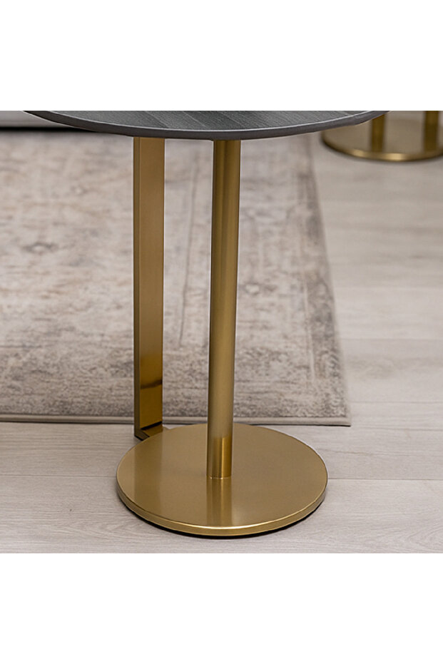 Modern round side table - 3
