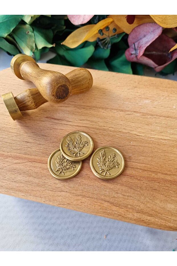Ready-Made Seal Wax 50 Pieces Seal Gold Color