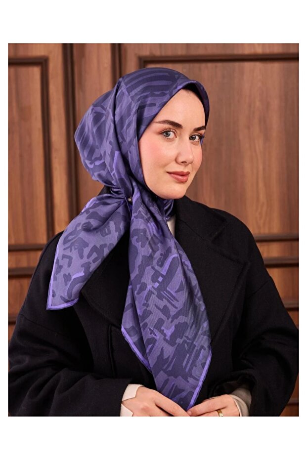 Twill İpek Eşarp - 1