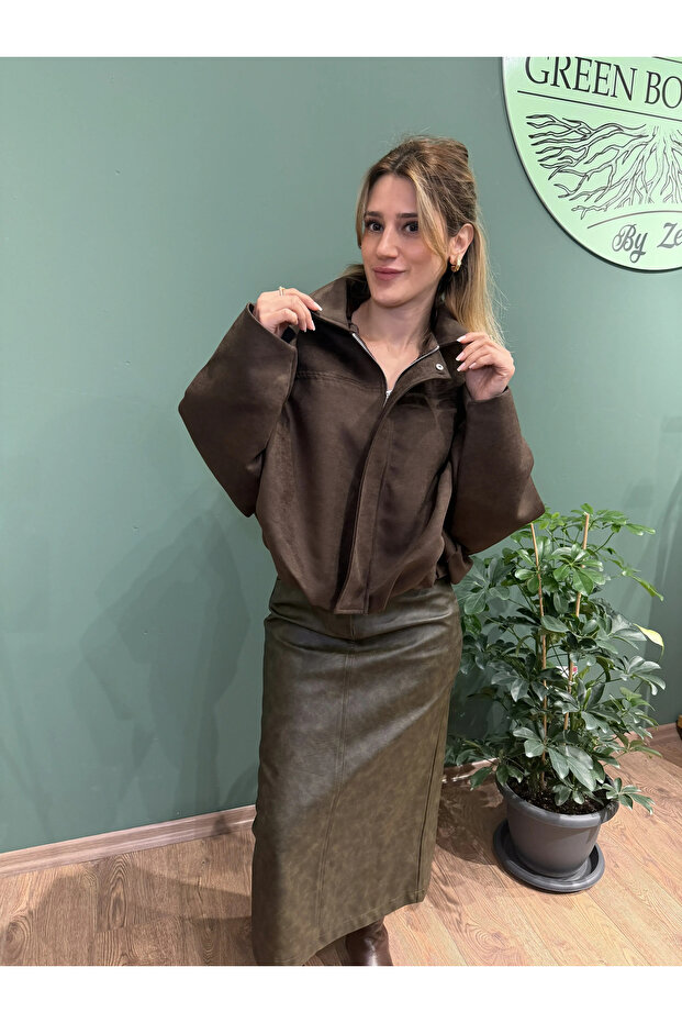 Suede Bomber Jacket - 3