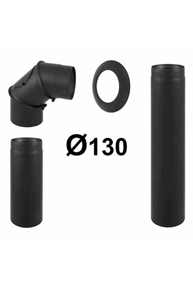 Fi130 flue pipe package, chimney connection - 1