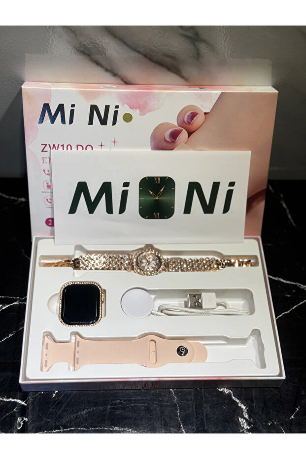 مجموعة ساعة ذكية Mini ZW10 DO - 2