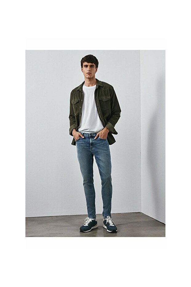 Smarty Y Skinny Leg Mid Waist Jean Trousers