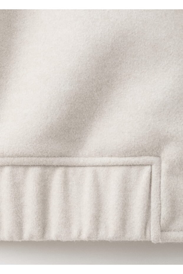 Fermuarlı yün ceket - 6