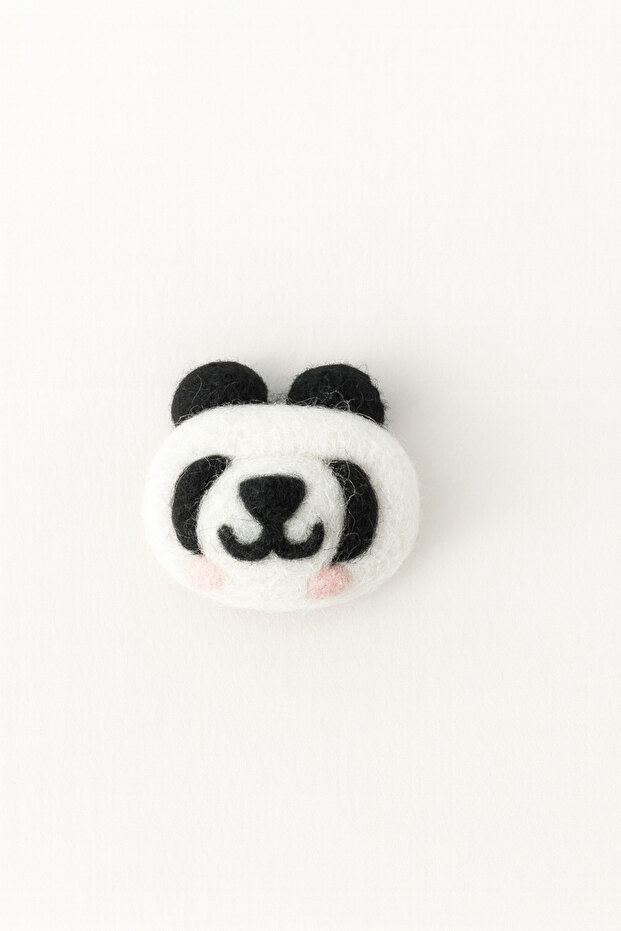 Handmade Felt Figure Brooch Buckle Crown Ornament – Cute Felt Accessory 78