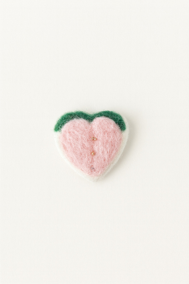 Handmade Felt Figure Brooch Buckle Crown Ornament – Cute Felt Accessory 68
