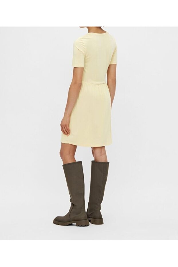 Rochie scurta, Galben - 2