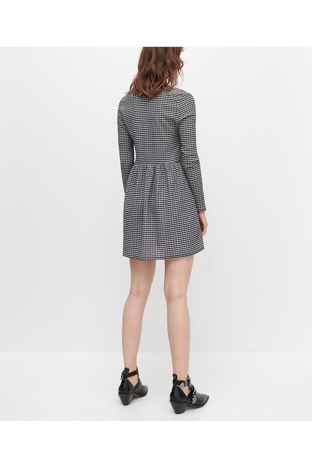 Rochie Scurta, Gri - 2