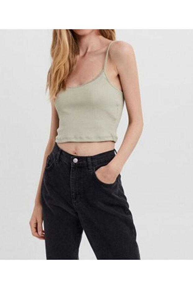 Top, Olive green - 1