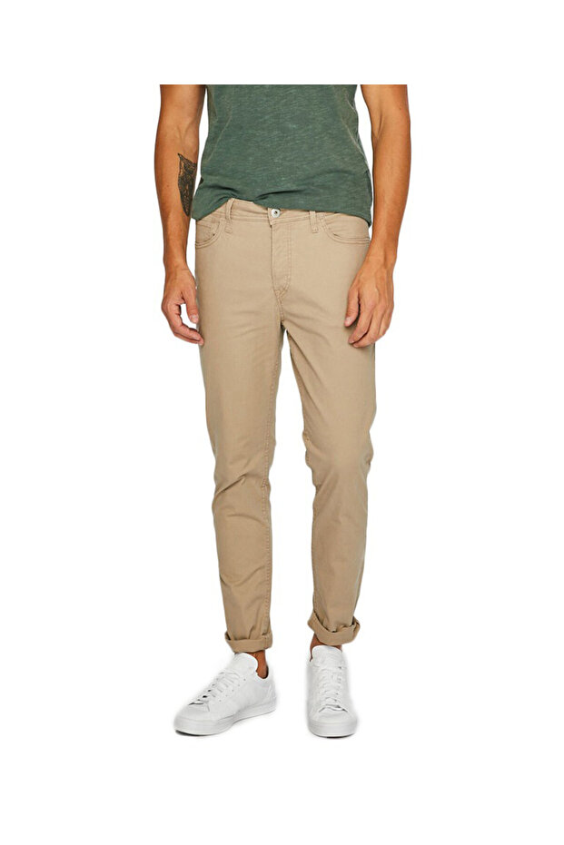 Pants, Beige - 1