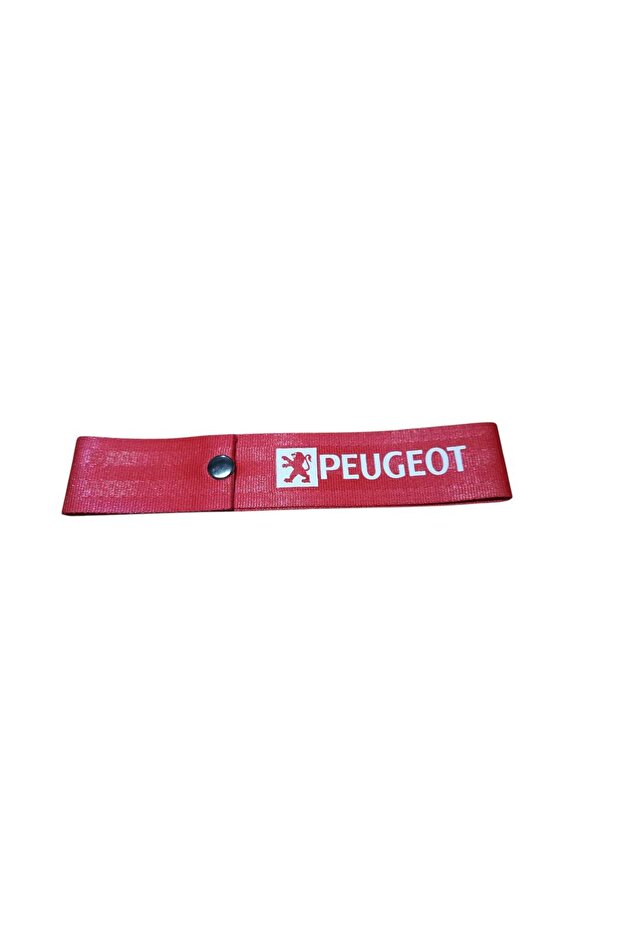 Peugeot Red Color Bumper Tongue & Accessory Tow Rope 1 Piece