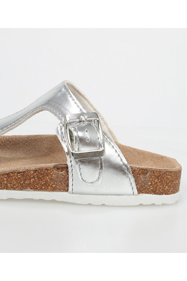 Slippers, Silver - 2