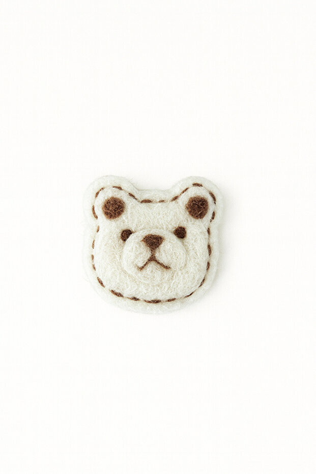 Handmade Felt Figure Brooch Buckle Crown Ornament – Cute Felt Accessory 48