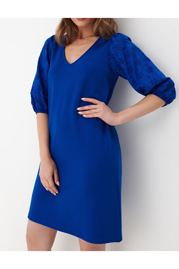 Rochie scurta, Albastru - 2