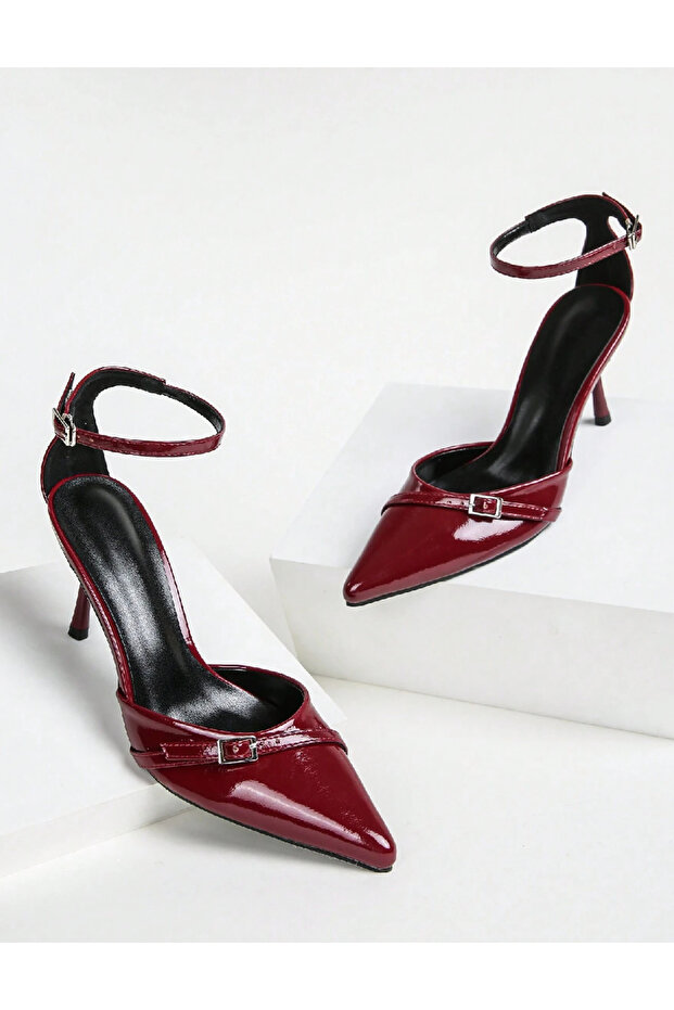 Pantofi, Visiniu - 2