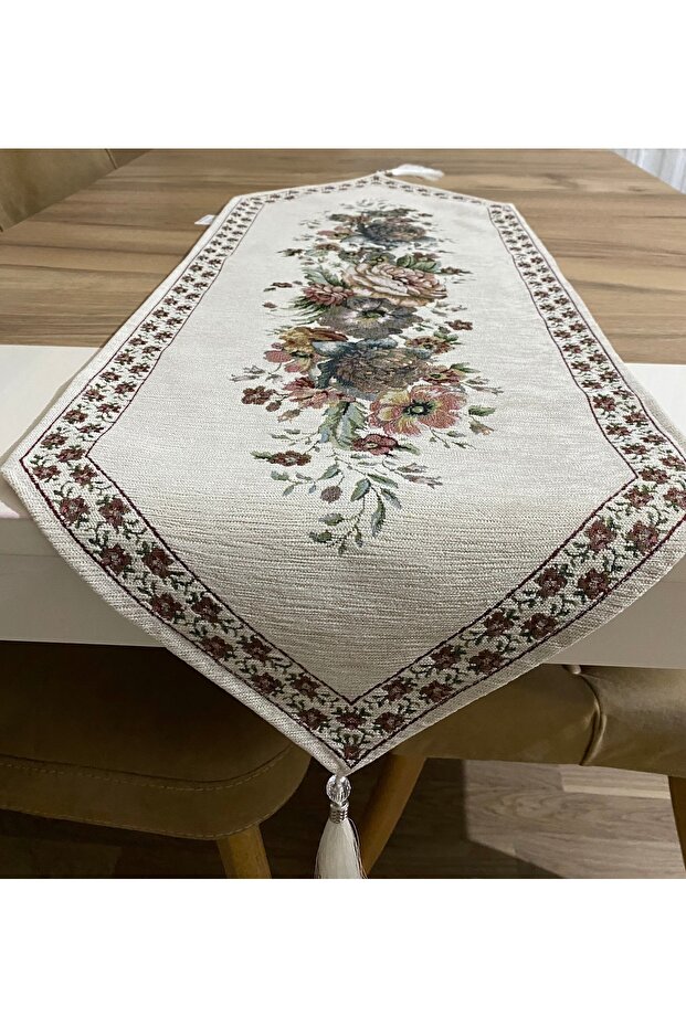 GOBLEN RUNNER ŞÖNİLLİ 2Li SET - 4